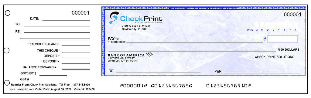 Manual Checks - Business Products - Check Print Solutions