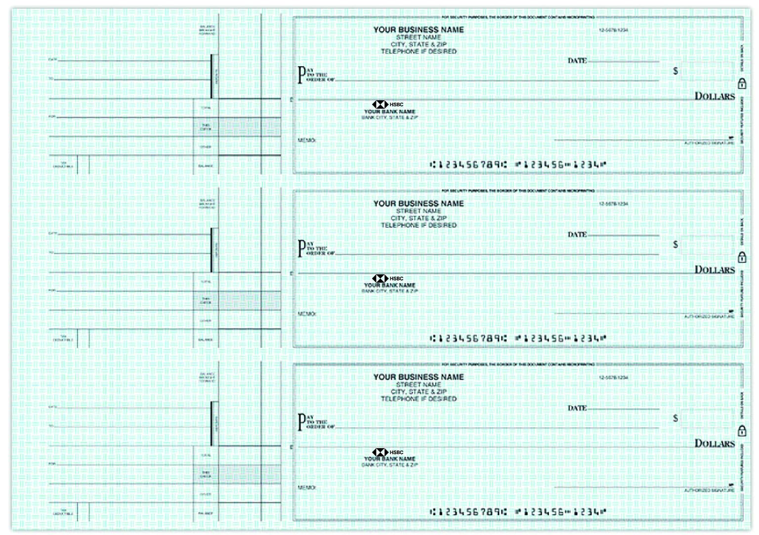 HSBC Checks - Order Checks Online - Check Print